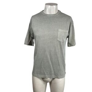 RB Sage Green Garment Dyed Pocket T-Shirt Short Sleeve Cotton RB020419SB Small